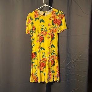 ASOS size 8 yellow summer dress